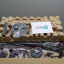 Roomratv Ceiling Fans with Lights, 52 Inch Ceiling Fan with Light and Remote, Black Ceiling Fan, DC Motor, 6 Speed, Quiet Noiseless, 3 CCT, Reversible, Plastic Blades, Indoor for Living Room Bedroom