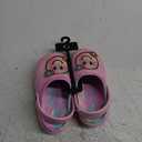 Smiley Face Size 13 Pink Children's Clogs Slip-on Slides Non-Slip Beach