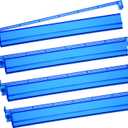 Mahjong Racks with Pushers 4PCS Set Majiang Tile Holder Acrylic Mahjong Racks Accessories and Gifts