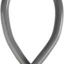 18" 3/4"MIP x 3/4"FIP Gas Line(1"OD),Gray PVC Coated Gas Connector Hose Supply,Full Flow Gas Hose for Indoor and Outdoor