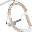 3 Pack Satin CPAP Strap Covers, CPAP Mask Cushions, Universal and Comfort CPAP Mask Strap Pads to fit Dreamwear Headgear for Reducing Red Marks CPAP Hair Protector for Women (Champagne Color)