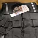 Adjustable Weighted Vest With 2-40LB Detachable Soft Silicone Counterweight
