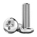 binifiMux 6-32 Stainless Steel Machine Screws, #6-32 Phillips Pan Head Screws, 6-32x 1-1/8" Screws, Pack of 50