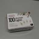 PREXTEX 100-Count Ultra Bright Christmas Lights - 20 ft Clear StringLights on White Wire - Incandescent Xmas TreeLights for Indoor and Outdoor Decorations