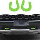 RT-TCZ Tow Hook Covers Bumper Tow Hook Covers Rubber Protector Cover Exterior Accessories for Chevy Silverado 1500 2014-2024,for GMC-Sierra 2014-2024 (Light Green)