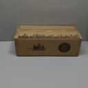 RICHER HOUSE Floating Shelves with Guardrail, Rustic Wood Shelves for Wall Dcor, Farmhouse Bathroom Accessories Wall Mounted, Bathroom Organizer Over Toilet Storage, Kitchen, Living Room - White