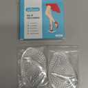 Ball of Foot Cushions (2 Pairs Gel Shoe Inserts), Heel Inserts for Women, Non Slip Heel Pads, Heel Cushions for Women Foot Pain Relief and Comfort, One Size Fits Any (Clear)