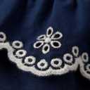 Gymboree Girls and Toddler Ruffle Front Short Sleeve Top (18-24 Months, Tidal)