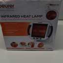 Beurer IL50 Infrared Heat Lamp Heated Red Light Therapy Lamp for Body, Face, Sinuses, & Skin - Effective Muscle Pain & Cold Relief Treatment by Improving Blood Circulation