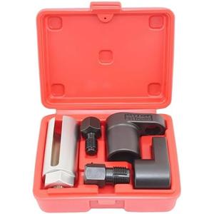 A ABIGAIL 5 PCS Automotive O2 Oxygen Sensor Socket Offset 02 sensor Wrench Remover Tool and Thread Chaser Tool