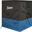 kayme Air Conditioner Cover for Outside Units, 600D Durable AC Cover for Outside Unit Water Snow Dust Sun Protection, Square-Fits Up to 24 x 24 x 30 inches (Square-24 x 24 x 30 inches)