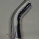 Ucreative 45 Degree Aluminum Alloy Tube Intercooler Pipe Air Intake Tube Silver Tone for Car OD: 4.0 Inch (102mm)