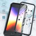 FNTCASE for iPhone SE 3rd/2nd Generation Case: for iPhone SE 2022/2020/8/7/6S/6 Phone Case Drop Protection Rugged Kickstand Military Grade Textured Shockproof Durable Cover