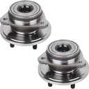 Autoround 513084 Front Wheel Hub and Bearing Assembly 2PCS fit for Jeep Cherokee Wrangler Grand Cherokee TJ Comanche Wagoneer 5 Lug