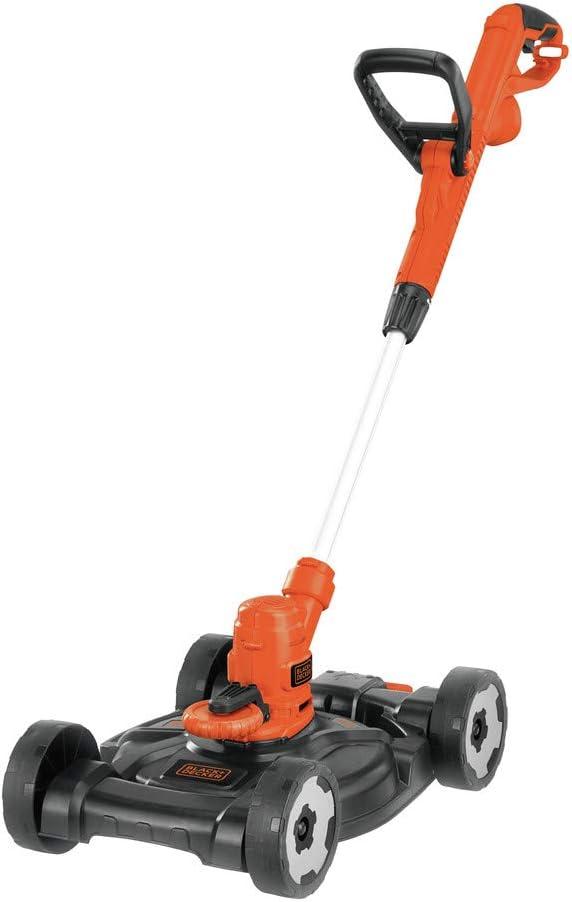 BLACK+DECKER 3-in-1 String Trimmer/Edger & Lawn Mower, 6.5-Amp, 12-Inch, Corded (MTE912)