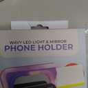 WAVY LED LIGHT & MIRROR PHONE HOLDER