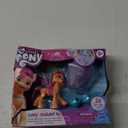 My Little Pony: A New Generation Movie Crystal Adventure Alicorn Sunny Starscout - 3-Inch Alicorn-Style Toy, Surprise Accessories, Bracelet