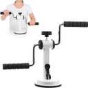 Stroke Rehabilitation Exerciser  Arm Bike Exercise Equipment for Upper Limb Recovery, Adjustable Resistance for Arm & Shoulder Mobility, Strong Suction Base for Seniors and Home Use (Foam Grip)