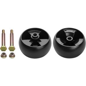 Deck Wheels Fit for Cub Cad Mower - Deck Roller Gauge Wheels Compatible with Cub Cad Troy Bilt Craftsman HU Lawn Mower Tractor, Work with 42" 46" 48" 50" 54" Deck, Replaces 734-04155 Toro 112-0677