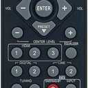 RRMCGA248AWSA PERFASCIN Replace Infrared Remote Control Fit for Sharp Soundbar RRMCGA248A HT-SB600 GA248AWSA