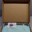 Dog Travel Seat, Pet Booster Seat for Small Dogs with Safety Tether Leash, Machine Washable, Durable and Keeps Shape, Breathable Mesh Sides, Storage Pocket in Front, Fits Car Truck SUV, Green