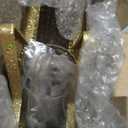 Christmas Tree Topper Lighted, Star Tree Topper with Projector Built-in LED Rotating Lights with 6 Projection Modes,3D Glitter Dynamic Projection Christmas Decorations (Gold)