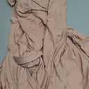 Women's Casual Long Sleeve Lightweight Soft Cover Ups Outerwear Open Front Maxi Drape Cardigans with Pockets Apricot S