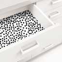 17.3x480 Black and White Polka-Dot Wallpaper Self-Adhesive Contact Paper Moire Dot Peel and Stick Decorative Wallpaper Spots Contact Paper for Walls Bedroom Living Room Nurseryls