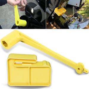 Marine Boat Prop 1-1/16" Propeller Wrench & Prop Stop Block Kit For Mercury Mercruiser Alpha OMC Johnson Evinrude 40HP & UP, Replaces# 91-859046Q4, PMPS-1-DP, Light Weight, Yellow, Rustproof Plastic