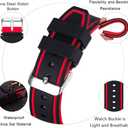 Compatible with Apple Watch Bands 49mm 46mm 45mm 44mm 42mm 41mm 40mm 38mm Silicone Diver Model Replacement Rubber Sport Watch Strap for iWatch Series 11/10/9/8/7/6/5/4/3 Ultra/SE 3/2/1