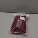 HEYWEAN Full Body Dog Diaper with a Puppy Nappies Physiological Dog Surgery Recovery Suit for Male Female Dogs (Wine Red, XXL)