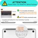 Compatible with MacBook Pro 13 inch Case M2 2026-2023,2022-2016 A2338 M1 A2251 A2289 A2159 A1989 A1708 A1706,PU Leather Plastic Hard Shell Case & Keyboard Cover for Mac Pro 13,Beige Soft Fleece
