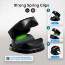 3 x Cord Organizer [Fast Lock] 6 Pack GRIPNEST Black Cable Management [Easy Grip] Cord Holder Clips, Adjustable Strong Adhesive Wire Holders for Cords, Desk, Office, Home, Car, or Nightstand.