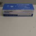 NDYIN Portable Printers Wireless for Travel, N80 Wireless Thermal Printer Bluetooth Inkless Printer Support 8.5" X 11" US Letter & A4, Compatible with iOS, Android, Laptop