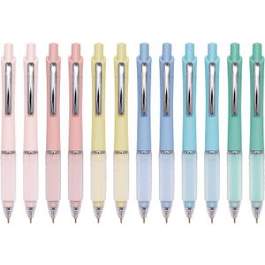 Ball Point Pen Black Ink Ballpoint Pens with Super Soft Grip Medium Point 1.0mm Office Pens (12 pack)
