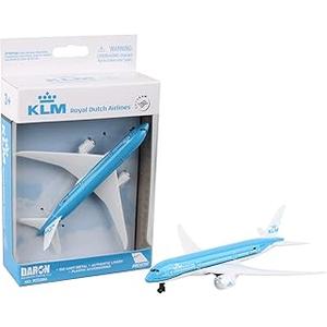 Daron Toy Airplane – KLM 787 – Die-Cast Metal Model Airplane Toy with Plastic Parts for Kids Ages 3+