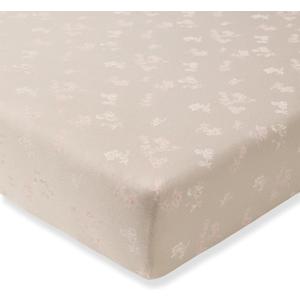 Burt's Bees Baby Essential Organic Cotton Fitted Crib Sheet, Breathable for Boy Girl Standard Crib & Toddler Mattresses, Size: Standard Crib - 1-Pack