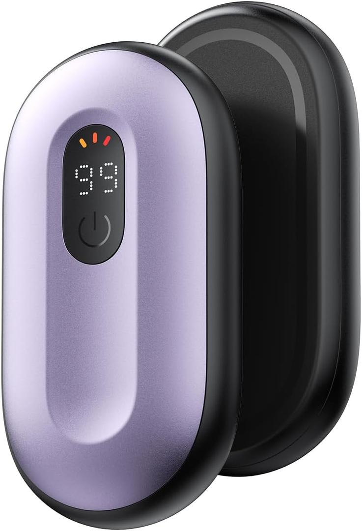 coldSky Hand Warmers Rechargeable 2 Pack, Magnetic Electric Hand Warmer with Digital Display, Reusable Handwarmers Heat Up to 140, Portable Pocket Heater Warm Gift for Outdoors, Camping, Hunting