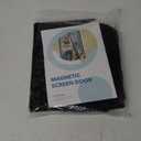 Screen Door Mesh, 38 x 82 Inch Magnetic Screen Door Deluxe Double, 34 Magnets Hands Free Curtain, Keep Bugs Out Let Cool Air to Indoors, Pet and Kid Friendly