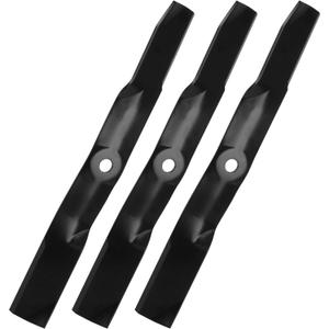 Aeagle M143504 Medium Lift Blades for John Deere 2025R 2027R 2032R 2210 2305 2320 2520 4115 X495 X465 X475 X485 X575 X585 X595 X700 X720 X724 X728 X729 X740 X744 X748 X749 62 inch Deck, 3 Pack (Black)