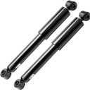 Detroit Axle - Rear 2pc Shock Absorbers for Chevy Cobalt HHR Pontiac Pursuit Saturn Astra Pontiac G5 Saturn Ion, 2 Complete Shock Absorbers Assembly Replacement
