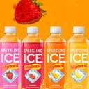 Sparkling Ice STARBURST Strawberry, Zero Sugar Flavored Sparkling Water, with Vitamins and Antioxidants, Low Calorie Beverage, 17 fl oz Bottles (Pack of 12)