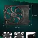 SCITOO 624620 Radiator Cooling Fan Assembly for Hyundai & Kia Model