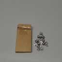 uxcell 10Pcs M6 x 10mm Flanged Button Head Socket Cap Screws, 304 Stainless Steel Socket Drive Fasteners Bolts with Nuts Flat & Lock Washer, Silver Tone