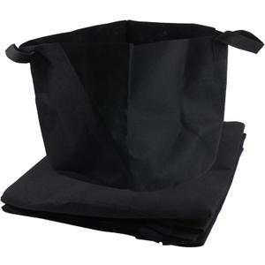 5pcs Breathable Felt Planting Bag Round Garden Grow Bags for Outdoor Indoor Heavy Duty Reusable Fabric Plant Grow Insulation 40x30cm