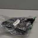 Pioggia Round Vinyl Fitted Tablecloth with Flannel Backing Elastic Table Cloth Waterproof Oil-Proof Plastic Table Cover Best for 37"-44" Round (Black)