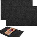 2 Pcs Cornhole Mats 60 x 96 Professional Cornhole Pitch Pads Cornhole Board Pad from Slipping Cornhole Mats for Under The Boards Keep Tossing Bags Clean and Secure Footing