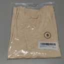 Biucly 2025 Womens Summer Crewneck Sleeveless Basic Tank Tops Casual Camisole Shirts Cute Tops Loose Fit (Small, Khaki)
