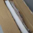 Round Side Table, Small End Table for Small Space, Modern Accent Table with Solid Wood Leg, Easy Assembly for Living Room, Bedroom, Corners, and Office (Rustic Brown)