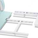 AOOIIN Extension Tray for Cricut Maker 4/Maker 3/Maker and Explore 4/3/2/Air, Cutting Mat 12x12 Holder for Cricut Maker and Explore Air Series, Tray Extender Compatible with Grip Mat